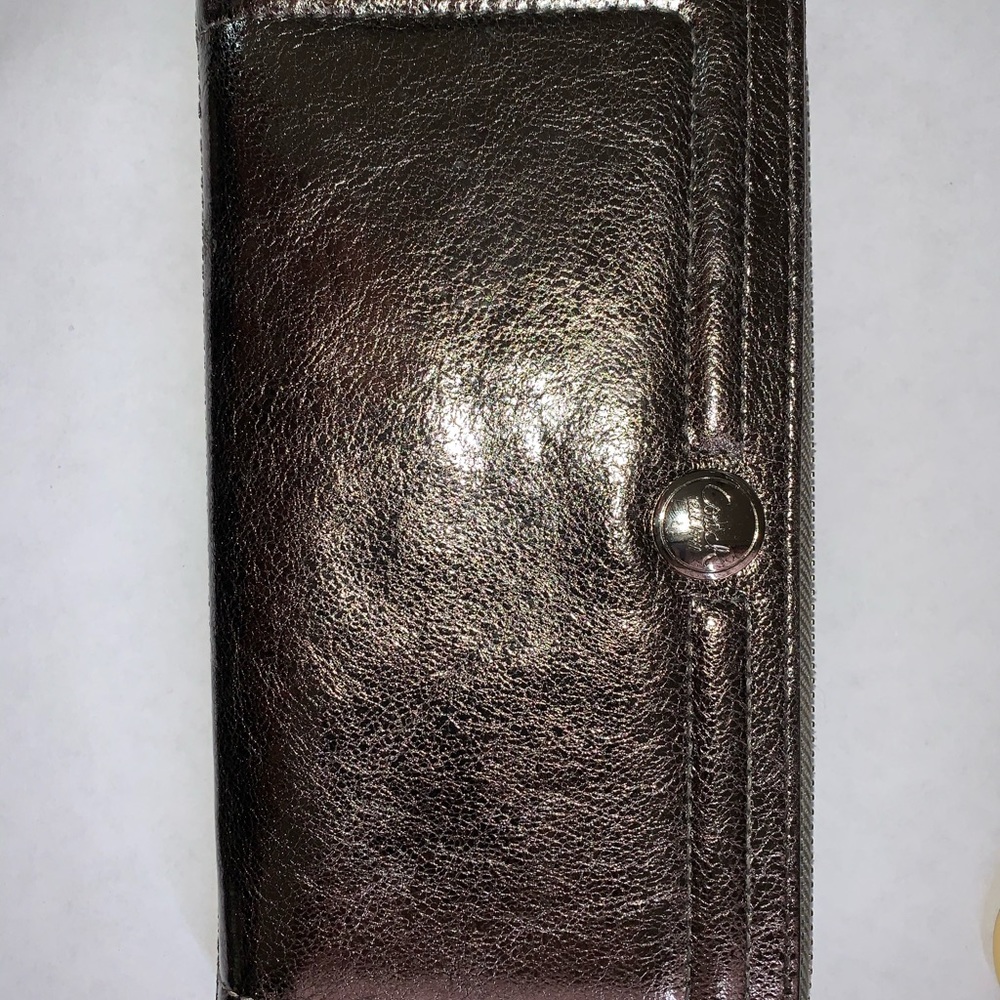 Coach metallic wallet